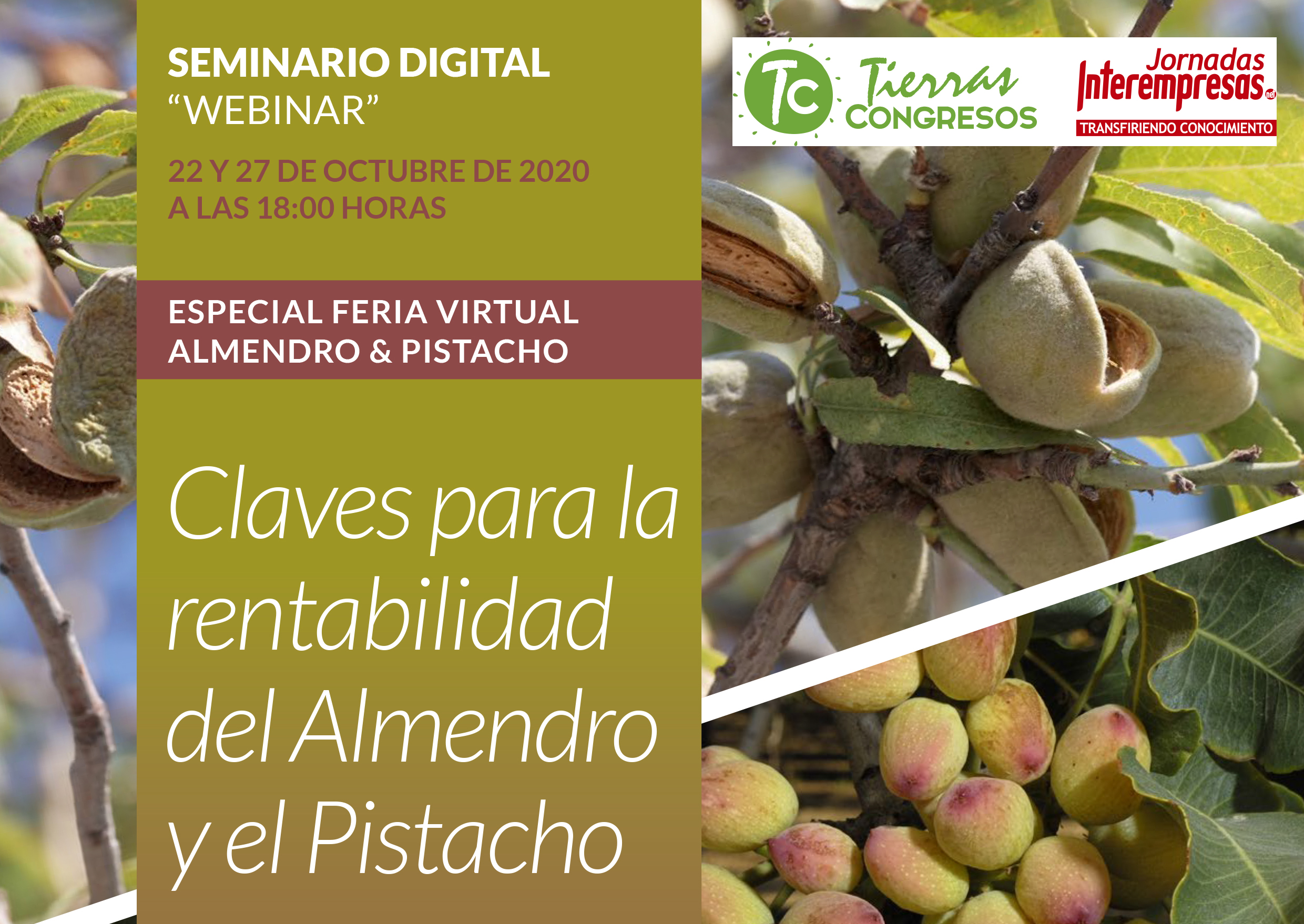 cartel de Forum Almendro & Pistacho 2020