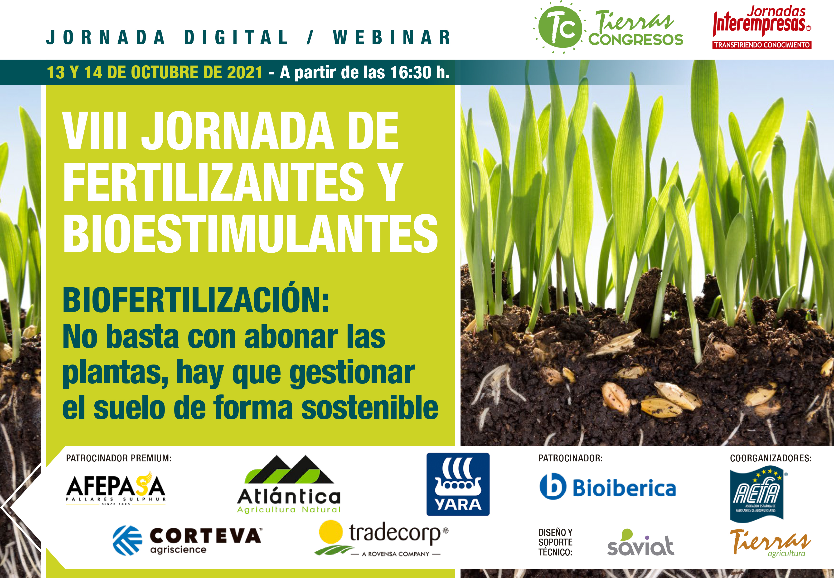 cartel de VIII Jornada de Fertilizantes y Bioestimulantes